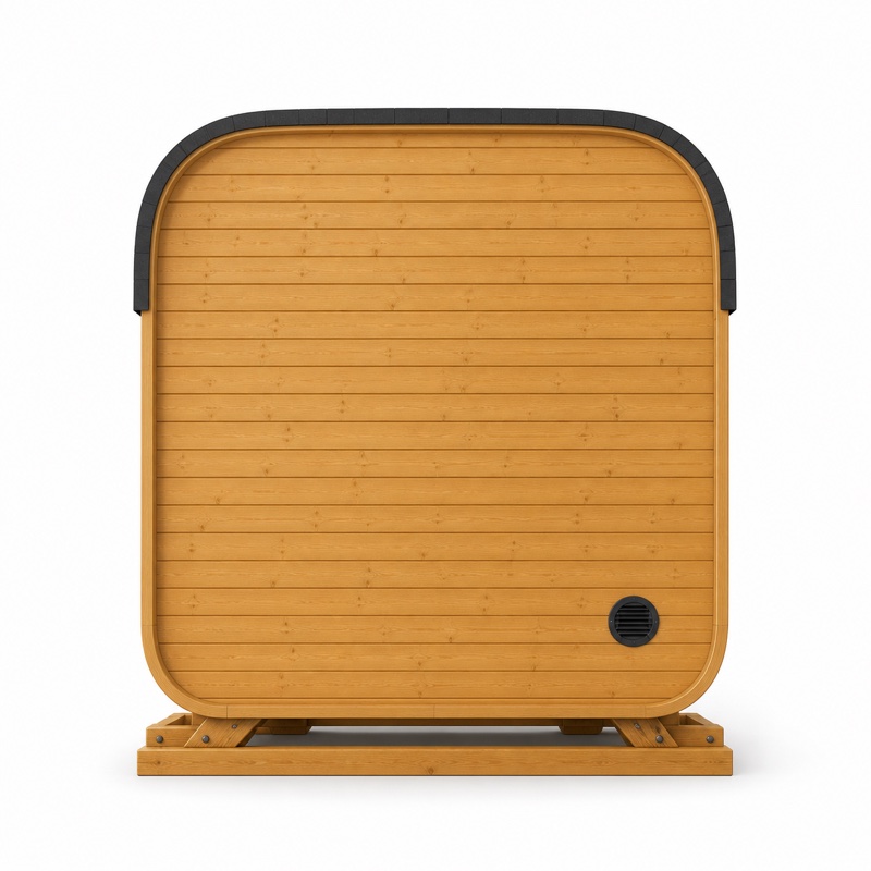 Solid rear wall