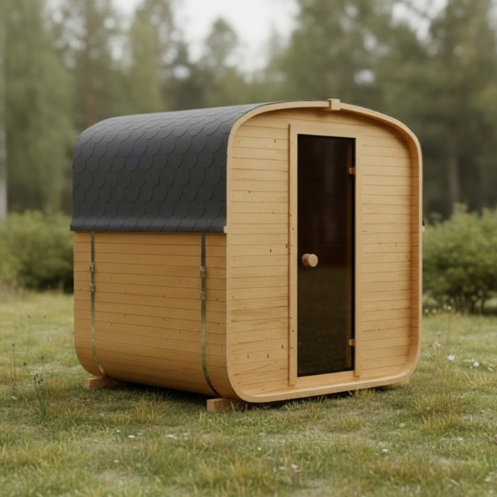 Garden Sauna 180 cm with Electric Stove