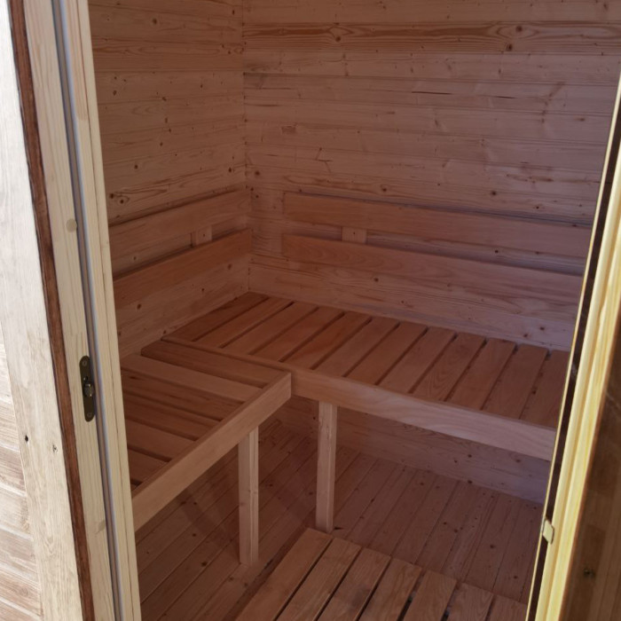 Garden Sauna  180 cm with Electric Stove