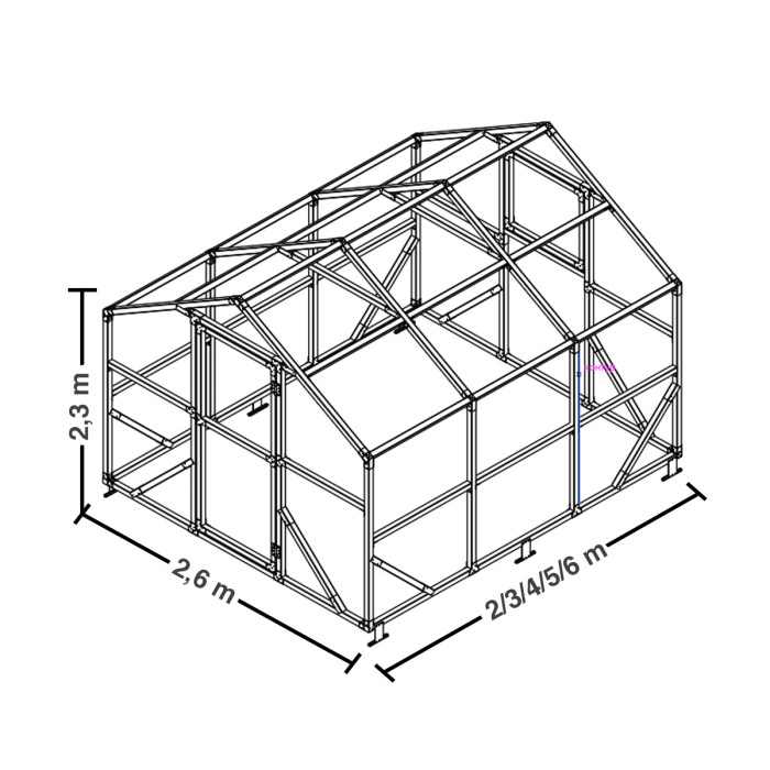 Wooden Greenhouse CASA