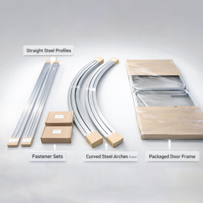 Modular Steel Tunnel Greenhouse | Width 3.14m