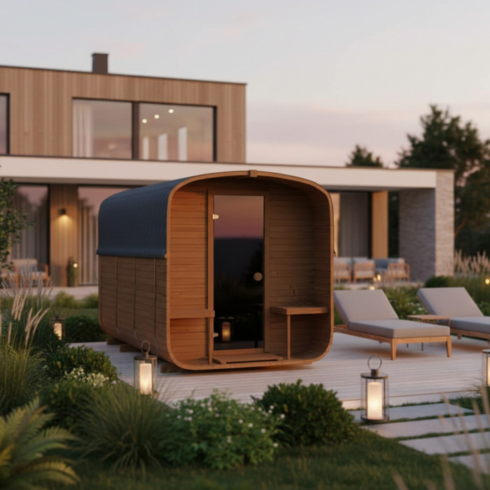 Cubeline Sauna 340 cm Electric Heater 4–6 Person