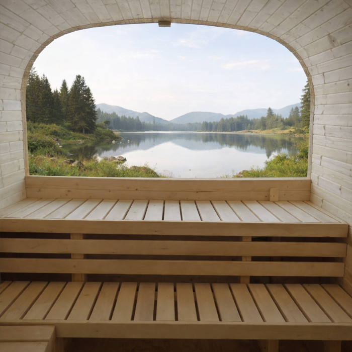 Cubeline Sauna 340 cm Electric Heater 4–6 Person