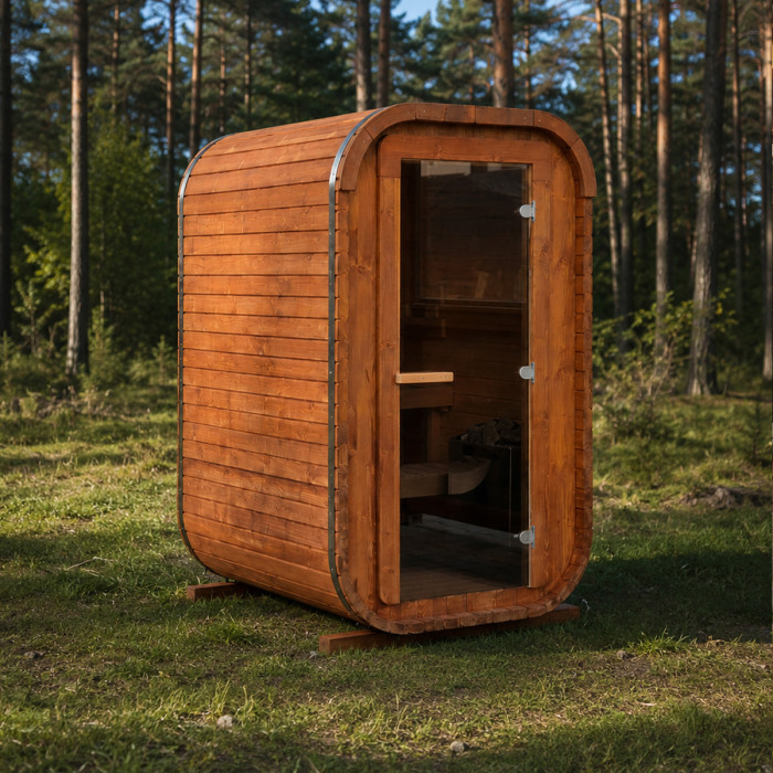 Cubeline Slim Sauna 160 cm Electric Heater 2–3 Person