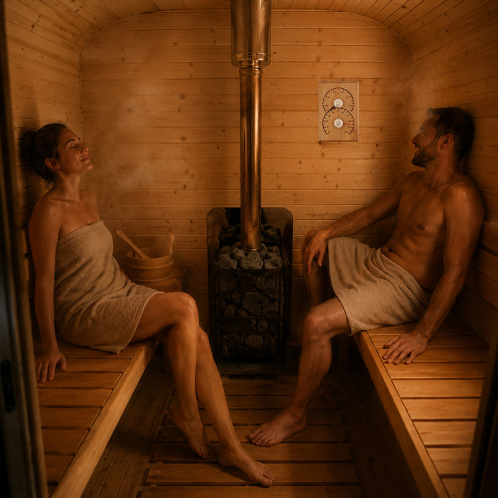 4Living Sauna Thermometer & Hygrometer