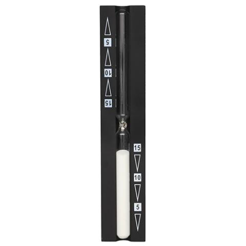 4Living Black Wooden Sauna Hourglass