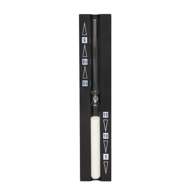 4Living Black Wooden Sauna Hourglass